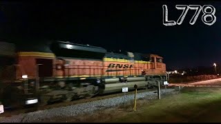 Csx L778 in Plant City, FL (Ft. BNSF SD70ACE 8503)