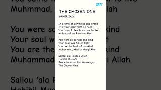 The Chosen One - Maher Zain #thechosenone #maherzain