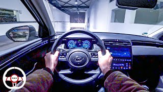 2021 Hyundai TUCSON 1.6 T-GDI | 43.000€ / 180HP | NIGHT POV DRIVE Onboard