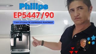 Обзор автоматической кофемашины Philips EP5447/90: Готовьте вкусный кофе дома! ☕️🔧