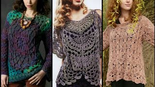 40 + very pretty crochet tops blouse shirts top demanding latest pattern designs for casual office