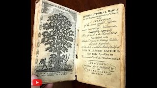 Hieroglyphic Bible 1796 Early American Juvenile Rebus Puzzle Book | Brian DiMambro Virtual Book Tour