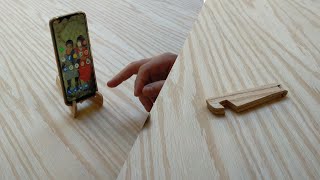 صنع حاملات الهاتف من الخشب تصميم رائع Beautifully designed wood phone holders