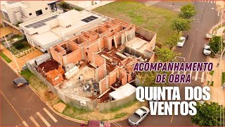 PRIMEIRO vídeo de acompanhamento de obra de uma casa no QUINTA DOS VENTOS em Ribeirão Preto