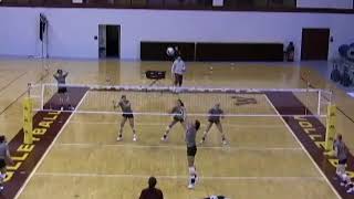 University of Minnesota Volleyball Out of System Blocking Drill