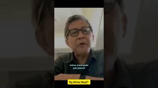 RG : Jangan suruh suruh saya minta maaf 😳 #viral #shortvideo #rockygerung #jokowi #shorts #trending