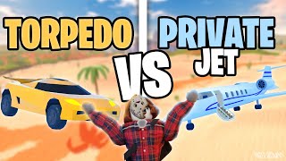 TORPEDO VS PRIVATE JET (POJEDYNEK PRĘDKOŚCI) | Roblox Jailbreak #116