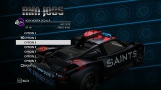 Saints Row IV: Vehicle Customization - POLICE CAR