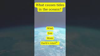 What causes tides in the oceans?