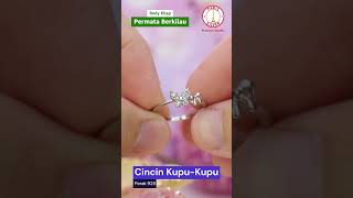 Cincin Perak Wanita Terbaru Fashion Cewek Korea Kupu-Kupu Pita | Woman Ring Sterling Silver 925