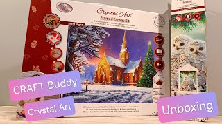 💎 Diamond Painting Unboxing Bilder mit Rahmen | Neu | Craft Buddy Crystal Art 🛍️