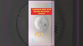 Smoke Detector Sound by Piano Keyboard💨煙探知機の音を🎹で再現!❗️#YAMAHA #DGX-670 #piano  #shorts #ピアノ