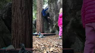 Yosemite Bouldering - Titanic Boulders, Unnamed Edges (V3)