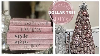 Rose Gold DOLLAR TREE DIYs || Easy & Inexpensive Holiday Decor You Should MAKE Instead of BUY