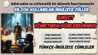 TÜM ÖZNE ZAMİRLERİYLE İNGİLİZCE FİİL ÇALIŞMASI | YÖNETMEK,YÖNLENDİRMEK