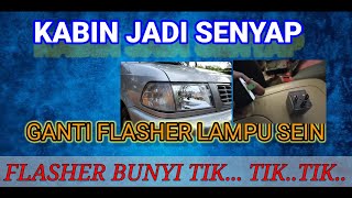 Flasher Lampu Sein Kedap Suara pada Kijang Kapsul