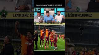 Galatasaray hakemi de yendi Fenerbahçeyi de yendi