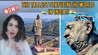 Foreigner reacts to the world's tallest statue in the world ? How it was built ? 🤔 #statueofunity