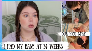 I Went Into Labor At 34 Weeks Pregnant || Our Preterm Labor and NICU Story