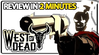 An Amazing Action Roguelike! - West of Dead Review