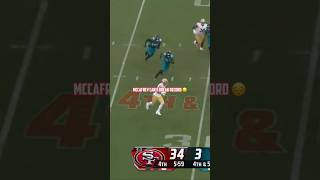 Mccafrey can’t break record 😔 #shorts #viral #nfl #football #christianmccaffrey