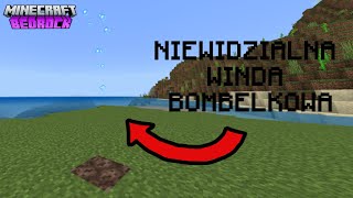 NIEWIDZIALNA Winda Bombelkowa W MINECRAFT Bedrock EDITION