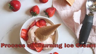 How To Churn Strawberry Ice Cream