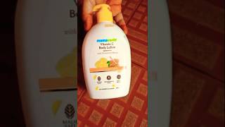 Mamaearth vitamin c moisturizer body lotion #shorts #skincare