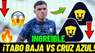 PUMAS NO CONSIDERA A CHRISTIAN TABO PARA LOS PROXIMOS PARTIDOS