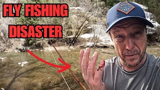 Disaster strikes first time FLY FISHING - Utah Fly fishing