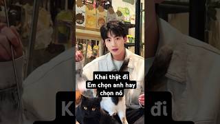 Khai thật đi, em chọn anh hay chọn nó #handsome #boy #shortvideo #traideptiktok #mêtraiđẹp #cat