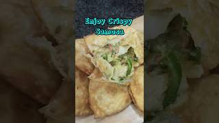 White Sauce Crispy Samosas ✨🙂#viral#shorts#shortsvideo