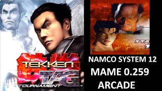 Tekken Tag Tournament (Arcade) (Namco System 12) -  Heihachi / Jin -  Gameplay - MAME 259