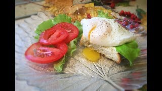 ЯЙЦО ПАШОТ. ВКУСНЫЙ ЗАВТРАК // POACHED EGG.TASTY BREAKFAST