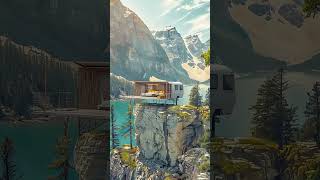 Cliffside Caravan with Amazing Views #cabinview #mountainscenery #mountaincabin