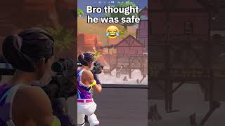 Bro thought he was safe #fortnite #fortniteshorts #fortnitefunny #fortnitefunnymoments #fortnitefail