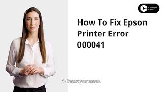 How To Fix Epson Printer Error 000041  - Exceltech Guru ( Contact Us - +1 (878)-999-8893 )