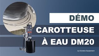 Carottage à eau dans du béton armé jusqu'à Ø500mm - DUMATOS EQUIPEMENT