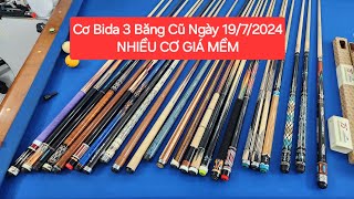 Cập Nhật Cơ Bida Cũ Ngày 19/7/2024 | Nhiều cơ giá mềm