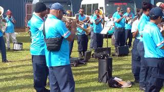 RPNGC Band rehearsal "One People, One Country" at Kimininga Police Barrecks - Mt Hagen, WHP.