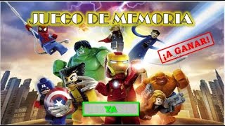 JUEGOS DE MEMORIA _ LEGO AVENGERS | ALL ACADEMIC