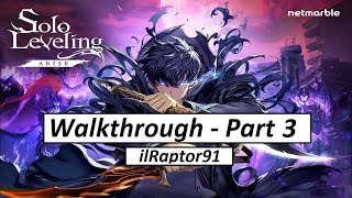 Solo Leveling Arise - Walkthrough PART 3 (30 Pulls and Gates)