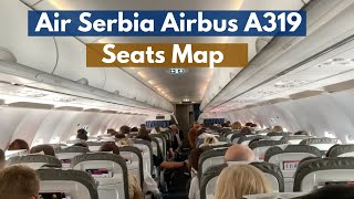 Air Serbia A319-100 seat planning and insights | Air Serbia economy class seats