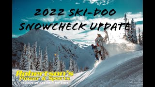 2022 Ski-Doo SNOWCHECK UPDATE