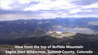 View from the top of Buffalo Mountain, White River National Forest, Colorado