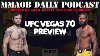 UFC Vegas 70: Krylov vs. Spann Preview MMAOB Daily Podcast For February 20th