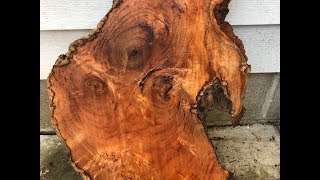 Woodmaster planer 725 video: Cherry stump and spalted maple