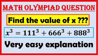 Find x || math Olympiad question || viral math problems