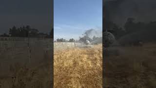 Cuba 10.000 litros apagando fuegos. Cisterna contra incendios #rinoagro #bueydu #tractor #agricultor