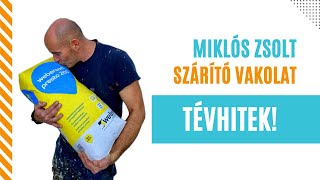 Mire is való a szárító vakolat! Webersan presto 200 utólagos vízszigetelés